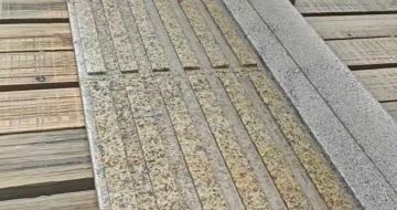 湖北黄金麻盲道石 盲条