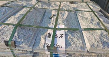 湖北芝麻白蘑菇石，自然面