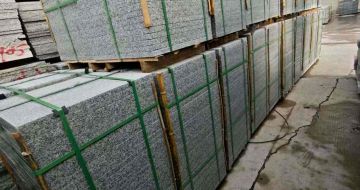 湖北芝麻白地铺版 石材地铺石