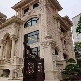 湖北黄金麻别墅外墙异形定制