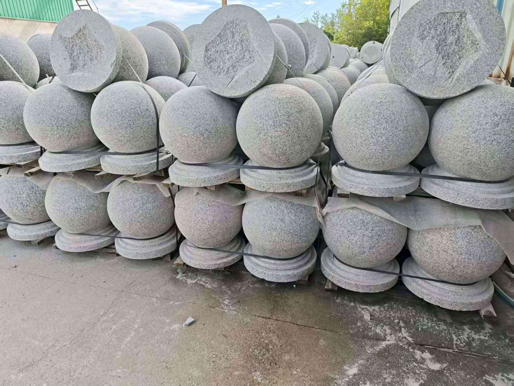 湖北圆球石球挡车球
